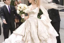 Фото - Сара Джессика Паркер в том самом свадебном платье Кэрри на съемках «И просто так»