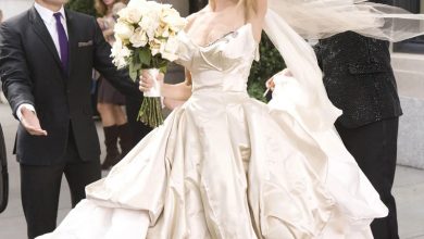 Фото - Сара Джессика Паркер в том самом свадебном платье Кэрри на съемках «И просто так»